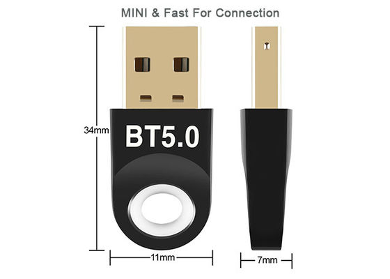 3Mbps USB 5.0 Bluetooth Adapter For PC Windows 10 / 8.1 / 8